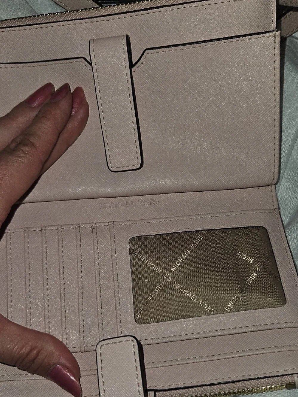 Michael Kors Blush Pink Saffiano Leather Satchel with Matching Wallet